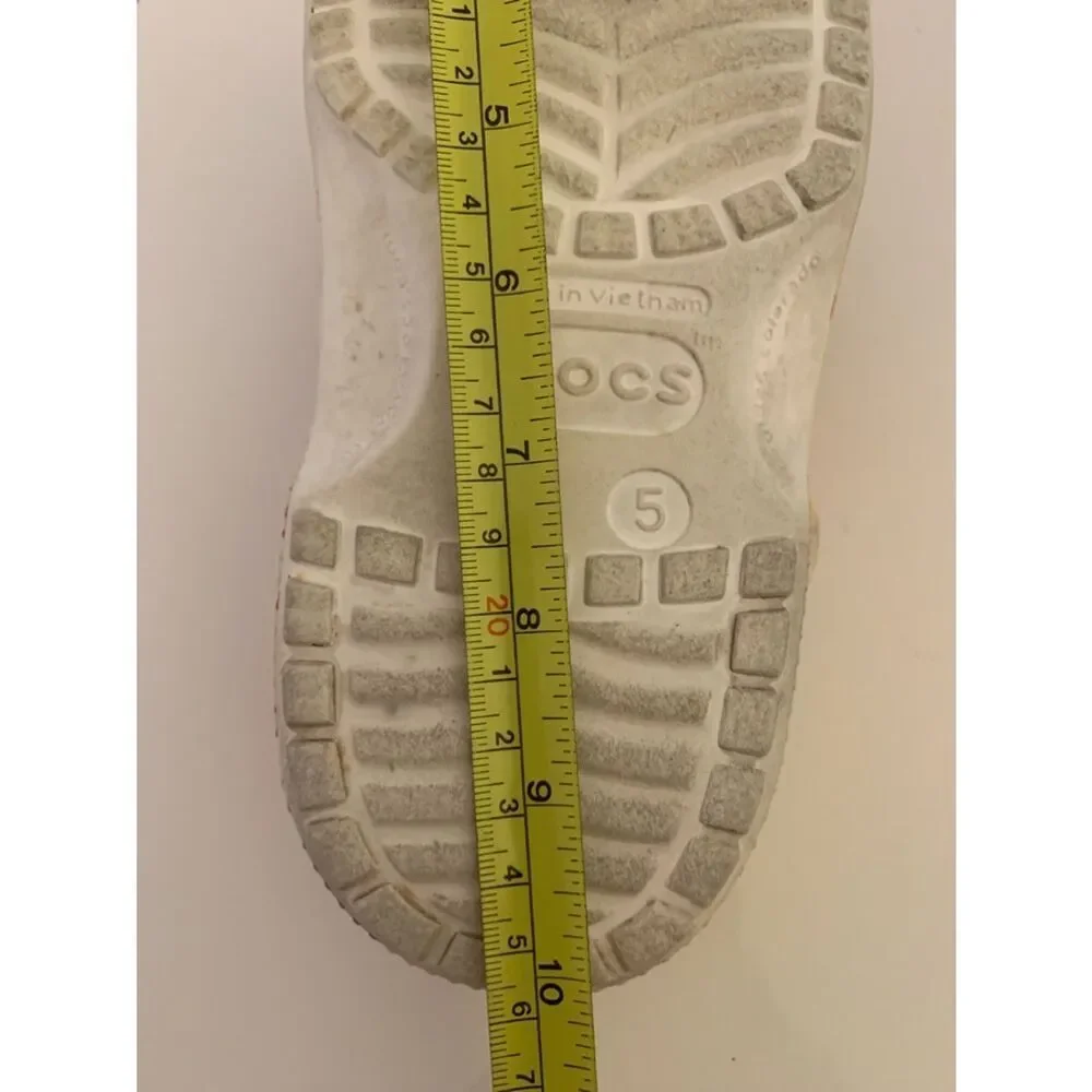 Crocs Colorful Trix Rubbit Slip On Clog Sandals Shoes with Fun Charms Size J 5/7